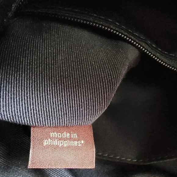 Coach Ellis Canvas and Leather Shoulder Bag Blue CA626 - Picture 14 of 15